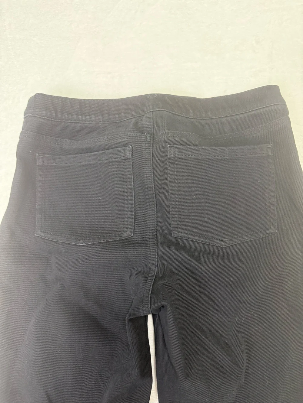 Spanx Jeans Sz Large Black Stretch